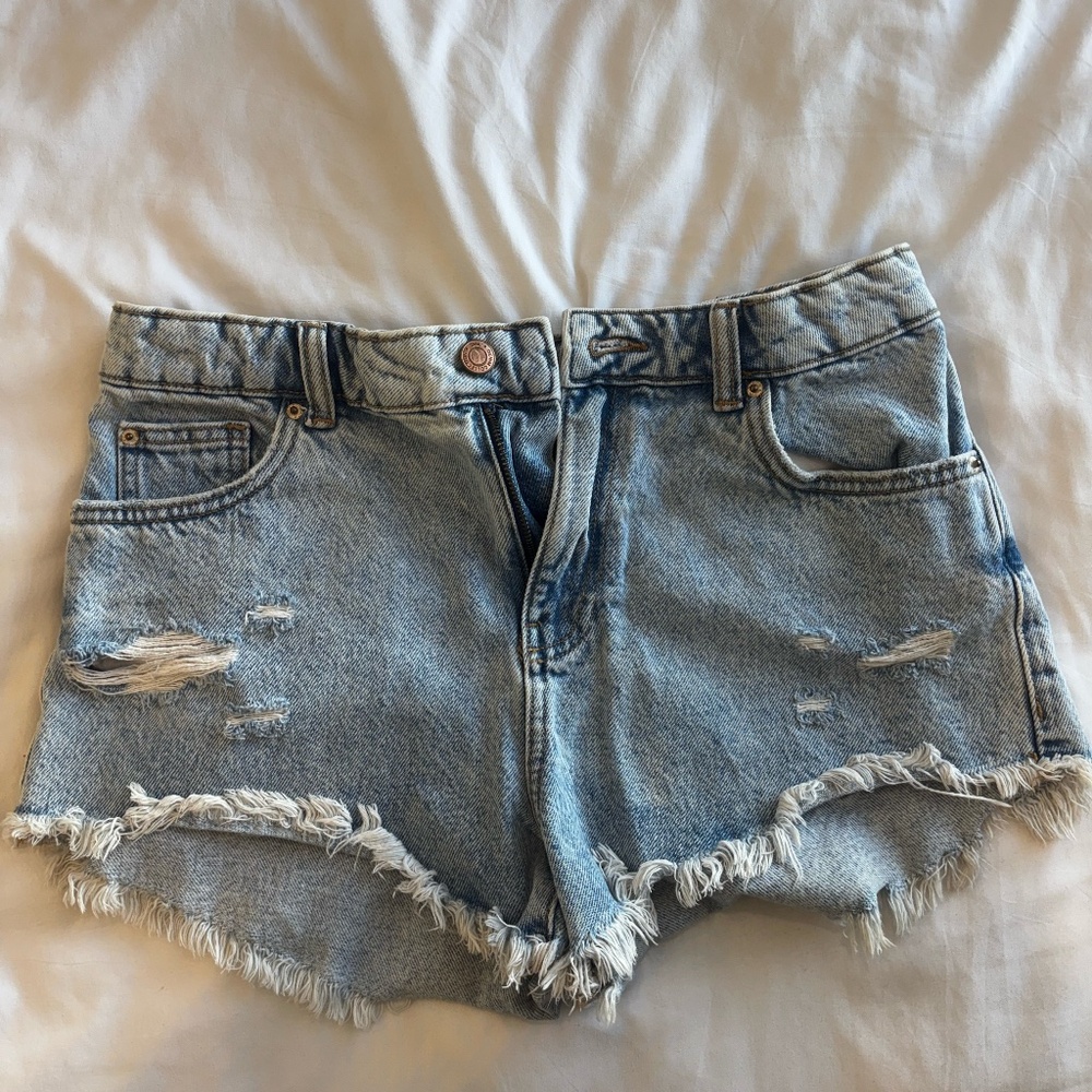 Zara denim shorts